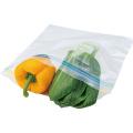 Anti-Fog OPP Plastic Fresh Vegetable/Fruit Packaging Zip Lock Bag with vent Holes and punch handle